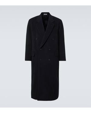 AURALEE Wool Mosser Coat - Black