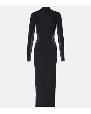 Stella McCartney Maxikleid Miracle Aus Strick - Blau