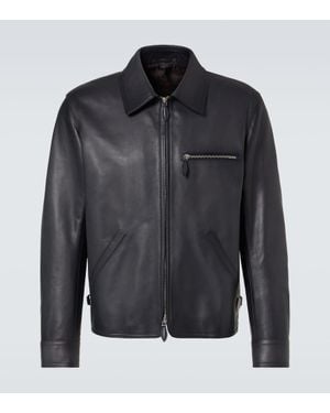 Berluti Patina 1 Jour Leather Blouson - Black