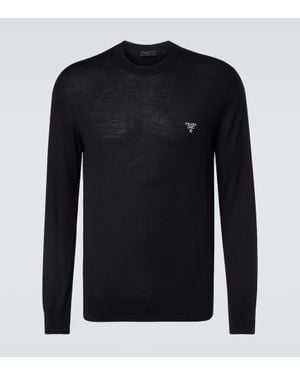 Prada Virgin Wool Jumper - Blue