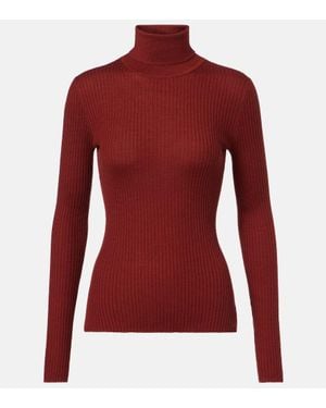 Gabriela Hearst Pull Peppe En Cachemire Et Soie - Rouge