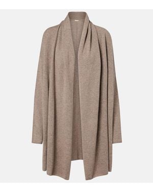 The Row Merin Cashmere Cardigan - Brown