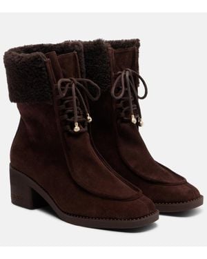 Jimmy Choo Hali Suede Ankle Boots - Brown