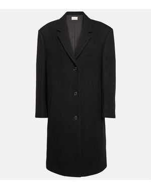 The Row Abrigo Ardon Oversized De Mezcla De Lana - Negro