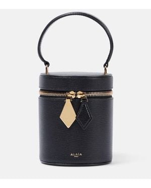 Alaïa Tote Cube Mini Aus Leder - Schwarz