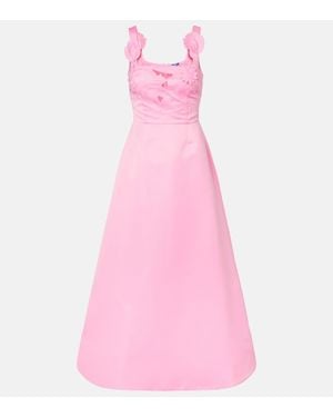 LEO LIN Robe Longue Rianne A Fleurs - Rose