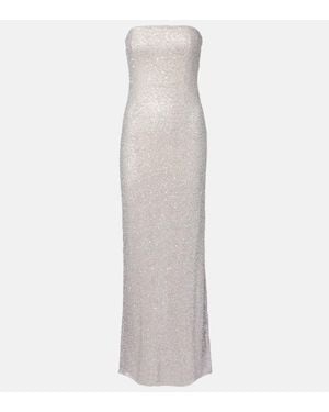 Jonathan Simkhai Robe Xyla Mit Pailletten - Weiß