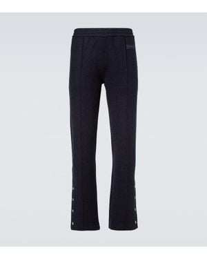 Givenchy Hose Aus Einem Wollgemisch - Blau
