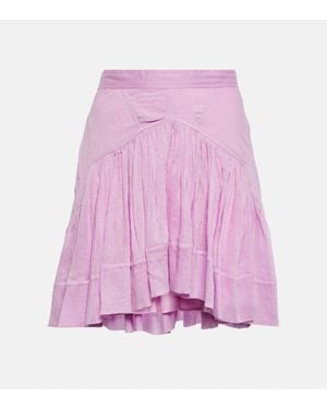 Isabel Marant Minirock Kadavu Aus Baumwolle Und Seide - Pink