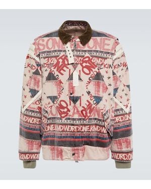 Sacai Jacke Aus Baumwolle - Rot