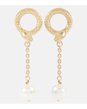 Chloé Orecchini Pendenti Snake - Metallizzato