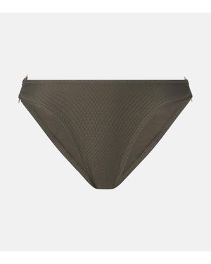 Heidi Klein Low-Rise Bikini Bottoms - Grey