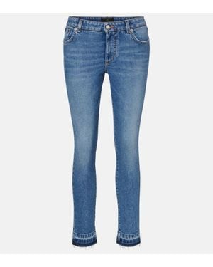 Dolce & Gabbana Mid-Rise Skinny Jeans - Blue