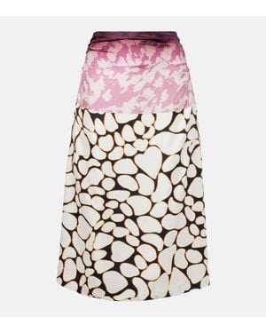 Dries Van Noten Gonna Midi - Rosa
