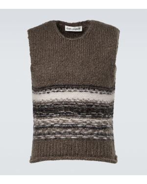 Our Legacy Pullunder Pleaser Aus Wolle Und Mohair - Braun