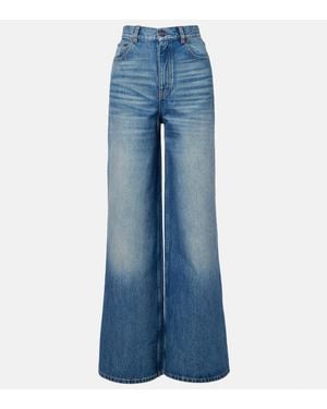 Chloé High-Rise Flared Jeans - Blau