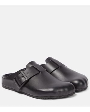Balenciaga Slippers Sunday Aus Leder - Schwarz