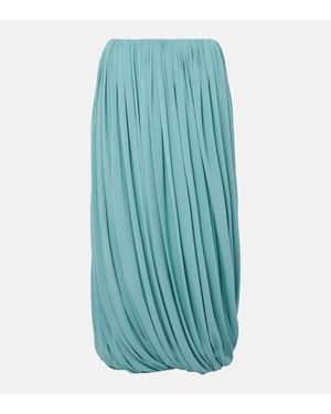 Alaïa Jupe Midi - Bleu