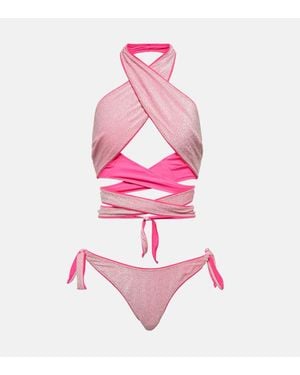 Reina Olga Showhorse Lurex® Swimsuit - Pink