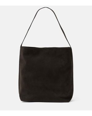 Aesther Ekme Sac Large Suede Bucket Bag - Black