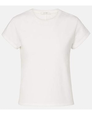 The Row Tori Cotton Jersey T-Shirt - White