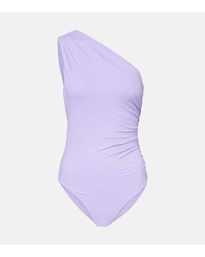 Melissa Odabash Maillot De Bain Arizona Asymetrique - Violet