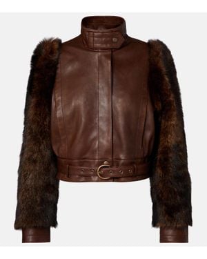 Chloé Giacca Cropped - Marrone