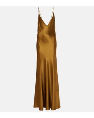Saint Laurent Abito Lungo - Arancione