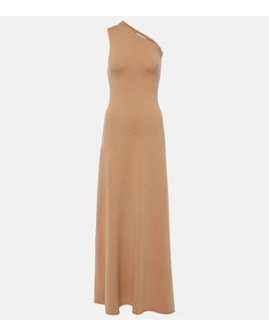 Extreme Cashmere Maxikleid N°301 Swan - Natur