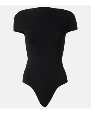 KHAITE Body Basile Aus Jersey - Schwarz