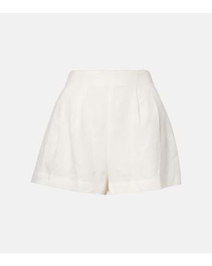 Faithfull the Brand Shorts Mirelle Aus Leinen - Weiß