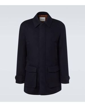 Tod's Jacke Aus Schurwolle - Blau