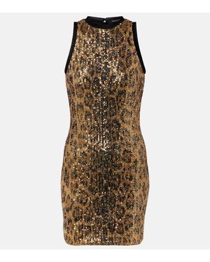 Roberto Cavalli Robe A Sequins - Métallisé