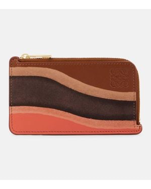 Loewe Portemonnaie Anagram Aus Leder - Braun