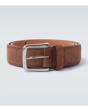 Tod's Suede Belt - Brown