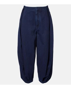 Loewe Jeans A Gamba Larga - Blu