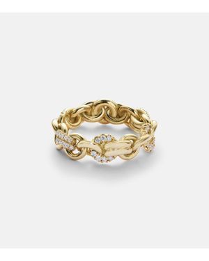 Spinelli Kilcollin Fused Serpens Medium 18Kt Ring With Diamonds - Metallic