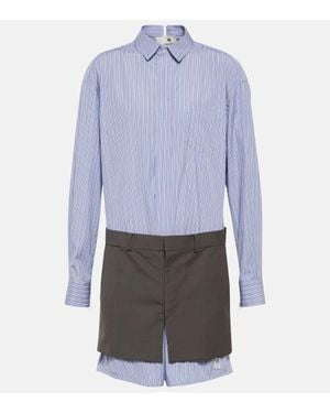 Sacai X Thomas Mason - Blu