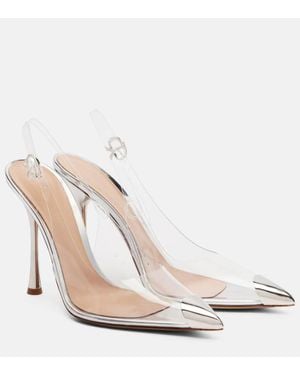 Gianvito Rossi Diana 105 Slingback Court Shoes - White
