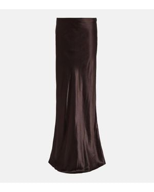 Ann Demeulemeester Gonna Lunga - Marrone