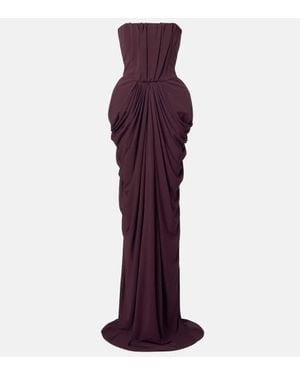 Stella McCartney Robe Aus Crepe-Jersey - Lila