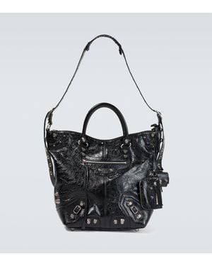Balenciaga Tote Bag Le Cagole Medium Aus Leder - Schwarz