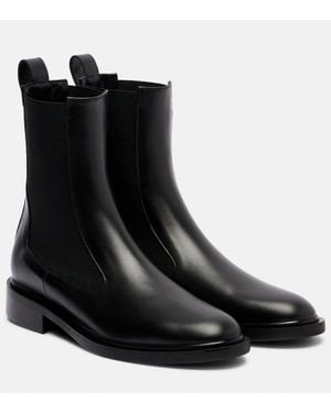A.Emery Grace Leather Chelsea Boots - Black