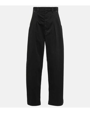 Isabel Marant Pantaloni A Gamba Larga Lenadi - Nero