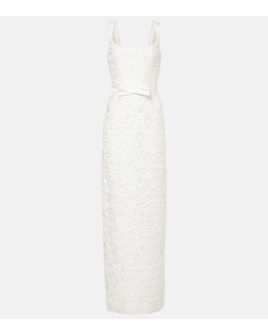 Markarian Robe Robin Aus Jacquard - Weiß