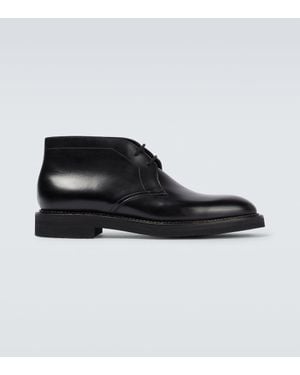 John Lobb Botas Heywood De Piel - Negro