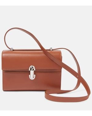 SAVETTE Bolso Al Hombro Symmetry 19 De Piel - Marrón