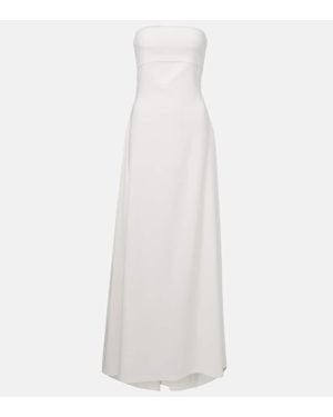 【送料&関税込】Jacquemus le Robe Bustier White Off-shoulder Nordstrom Jacquemus Le Robe Chouchou Embroidered Polka Dot