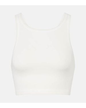Calvin Klein Cropped-Top Pamela Aus Einem Baumwollgemisch - Weiß
