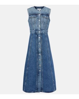 Citizens of Humanity Idalene Denim Midi Dress - Blue